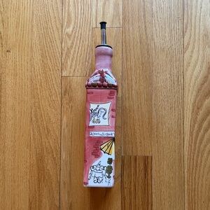Vintage Handcrafted Ceramic Oil/vinegar Bottle